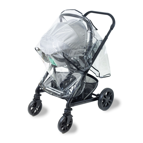 Habillage pluie universel poussette, landau et cosy Trois kilos sept