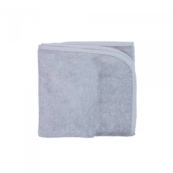 Serviette de bain de bain bébé gris 50x100 cm Trois kilos sept