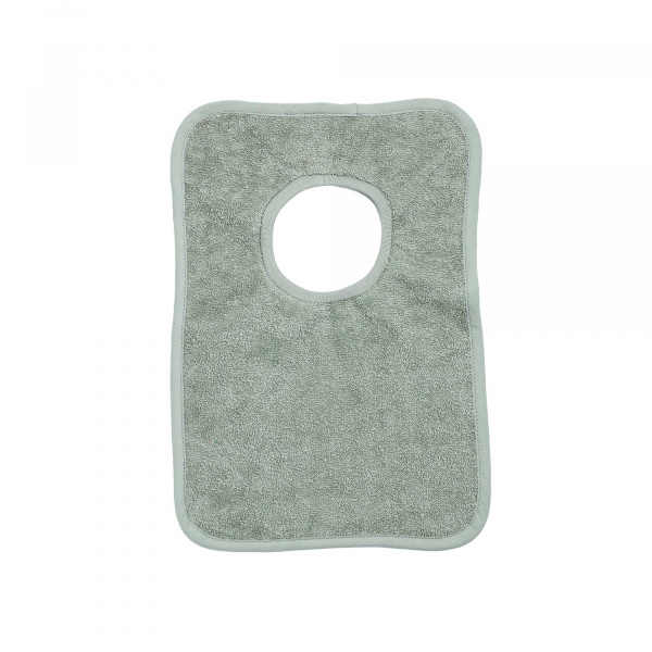 Bavoir passe tête vert Trois kilos sept