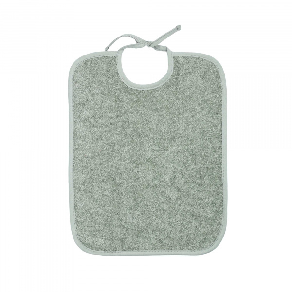 Bavoir à lacets vert Trois kilos sept