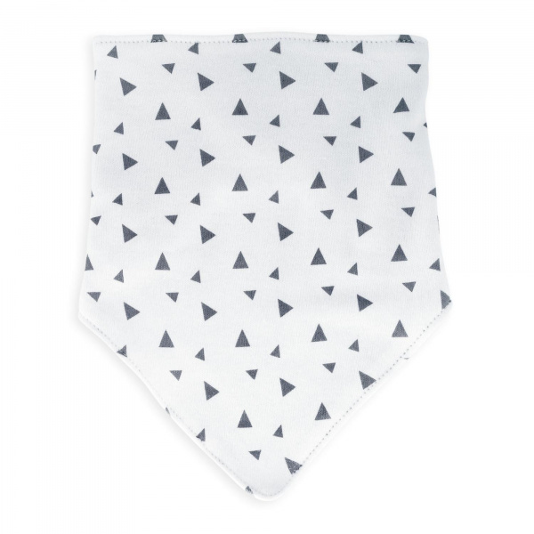 Lot de 3 bavoirs en coton elephant gris Trois kilos sept