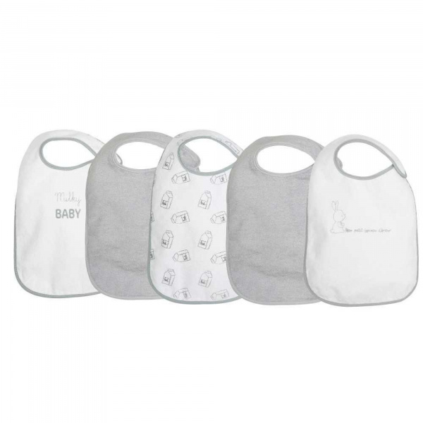 Lot de 5 bavoirs naissance Trois kilos sept