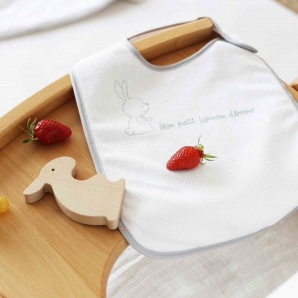 Lot de 5 bavoirs naissance Trois kilos sept