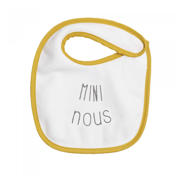 Lot de 6 bavoirs mots tendres Trois kilos sept