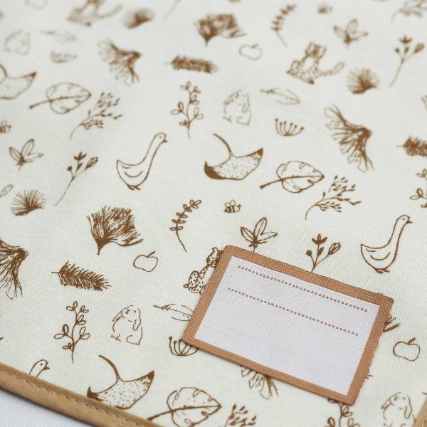 Lot de 2 bavoirs maternelle Trois kilos sept