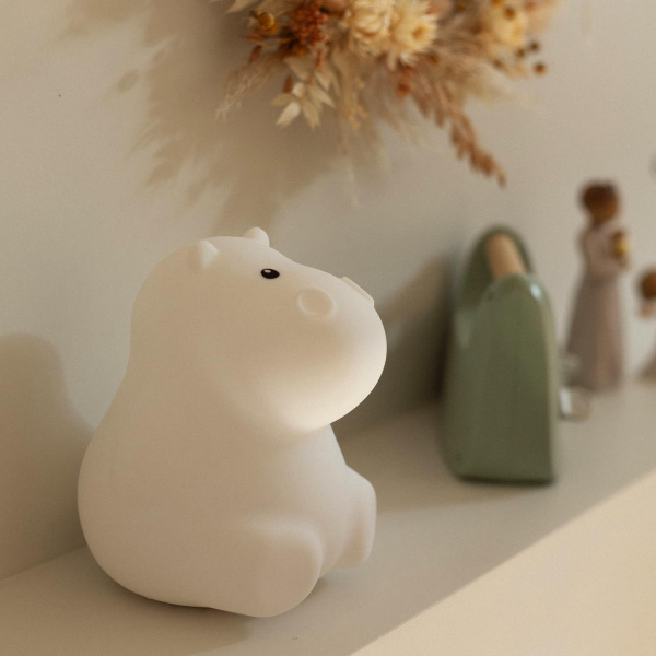 Veilleuse bébé silicone bluetooth hippo Trois kilos sept