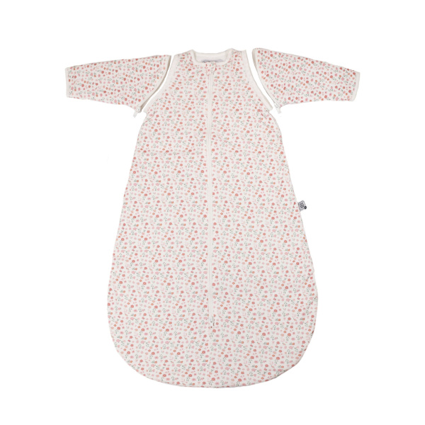 Gigoteuse coton manches amovibles6-18 mois liberty fleurs Trois kilos sept