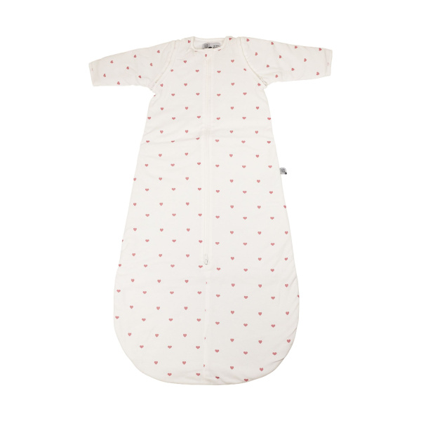 Gigoteuse coton manches amovibles 18-36 mois coeurs roses Trois kilos sept