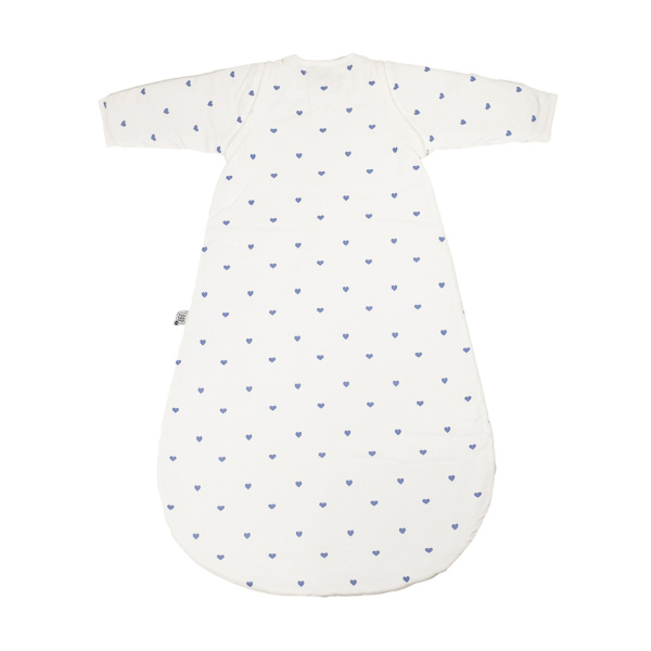 Gigoteuse coton manches amovibles coeurs bleus 18/36 mois Trois kilos sept