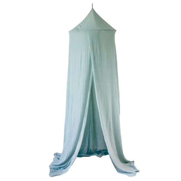 Ciel de lit à volant 260 cm - sauge Trois kilos sept