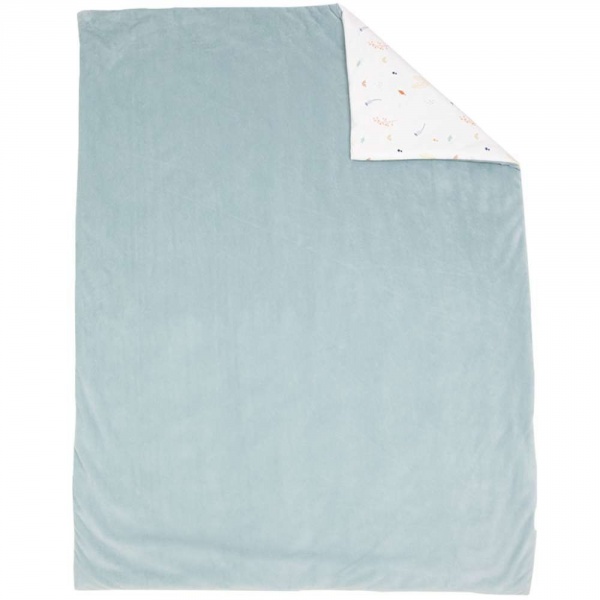 Couverture 100x75 cm - cache cache en forêt Trois kilos sept