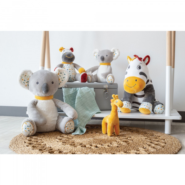 Peluche musicale zèbre kolala et sa tribu Trois kilos sept
