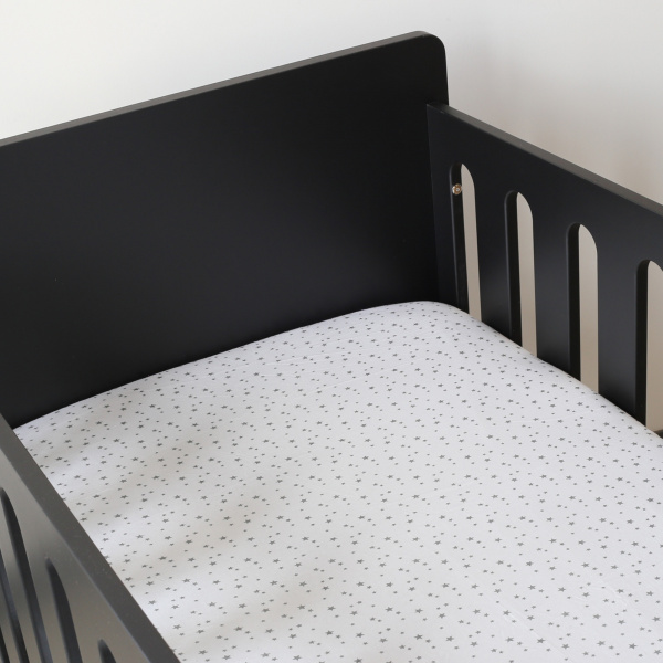 Drap housse moutarde 70 x 140 cm Trois kilos sept