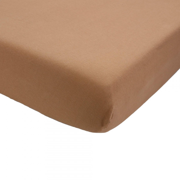 Drap housse camel 60 x 120 cm Trois kilos sept