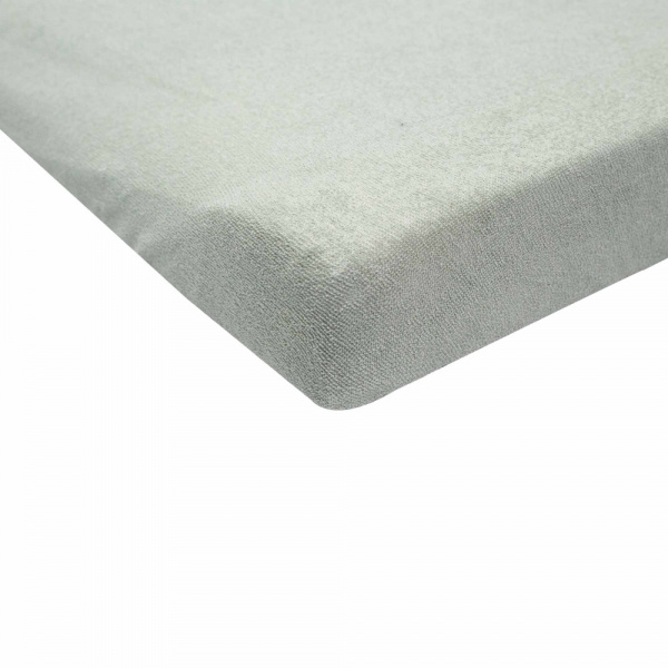 Lot de 2 housses de matelas à langer sable/vert Trois kilos sept