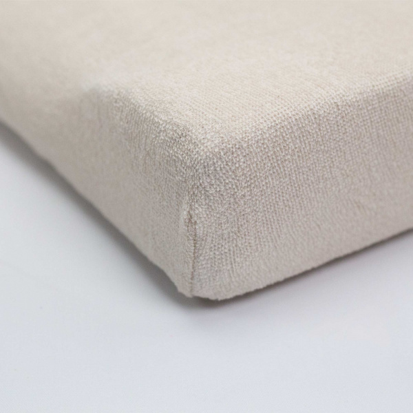 Lot de 2 housses de matelas à langer sable/vert Trois kilos sept