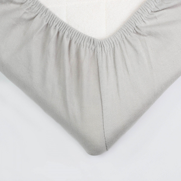 Drap housse gris 40 x 80 cm Trois kilos sept