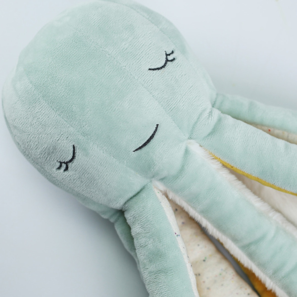 Grande peluche poulpie vert d'eau - au large de nova Trois kilos sept