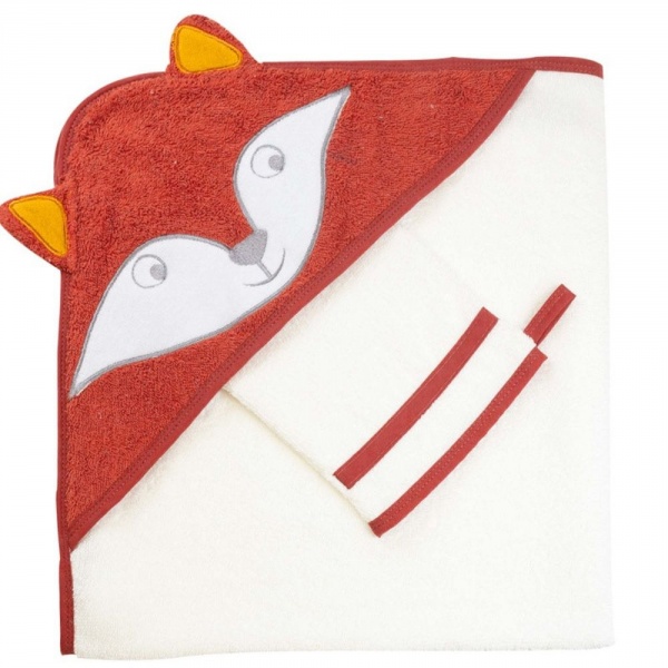 Cape de bain bébé cache cache en forêt Trois kilos sept