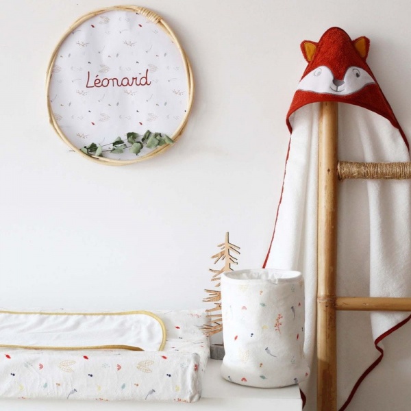 Cape de bain bébé cache cache en forêt Trois kilos sept