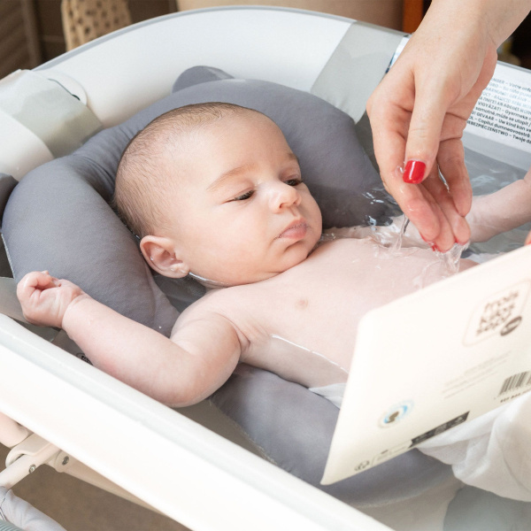 Pack baignoire pliable avec support et accessoires Trois kilos sept