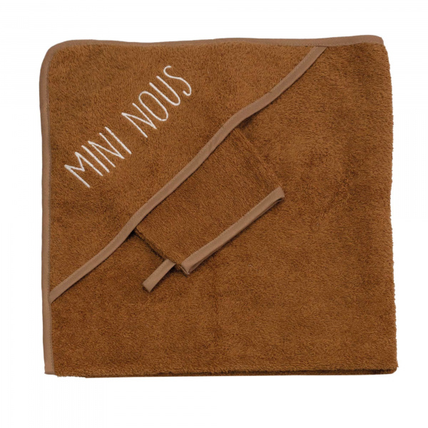 Sortie de bain - mini nous camel Trois kilos sept