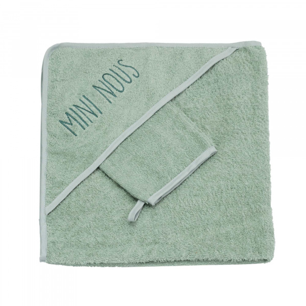 Sortie de bain - mini nous sauge Trois kilos sept