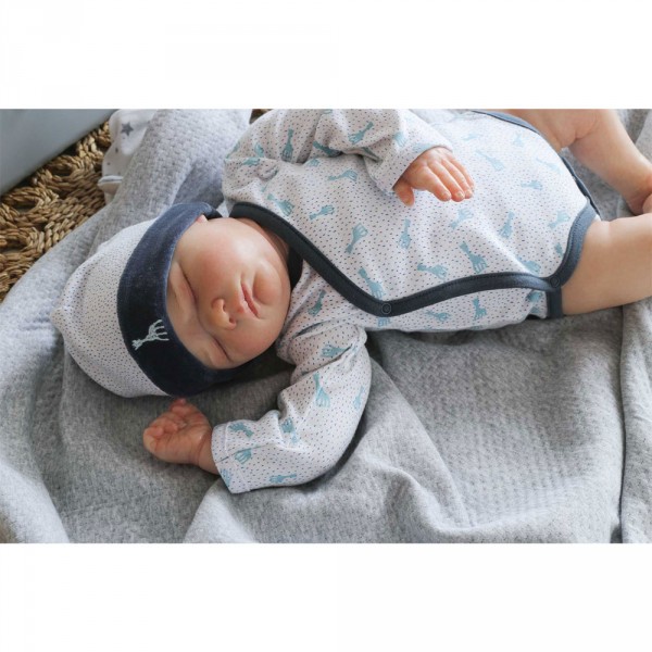 Body croisé 1 mois sophie la girafe - bleu nuit Trois kilos sept