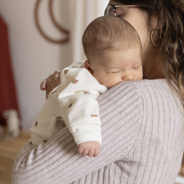 Ensemble naissance 6 pièces 1 mois moka Trois kilos sept