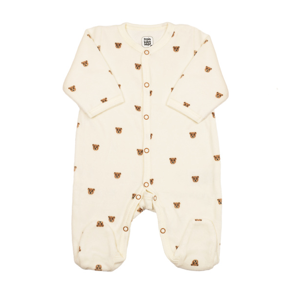 Ensemble naissance 6 pièces 1 mois moka Trois kilos sept