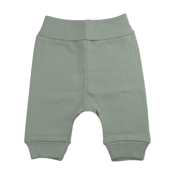 Ensemble body et pantalon 1 mois vert olive Trois kilos sept