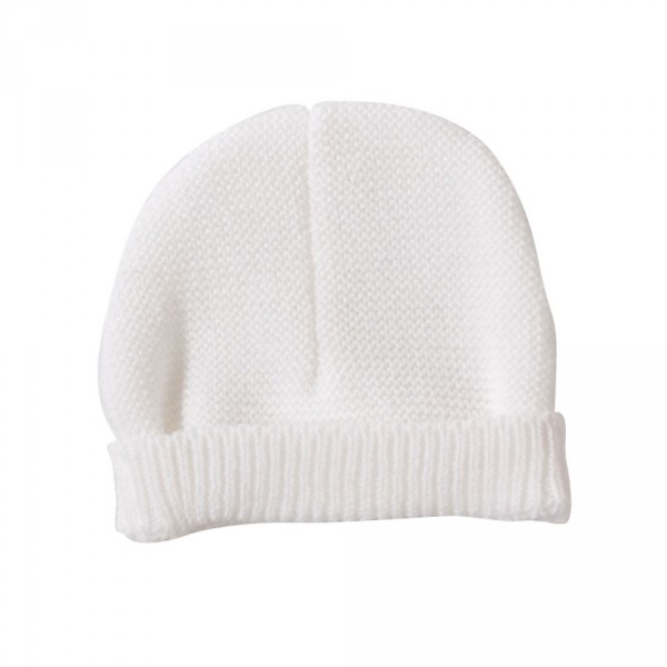 Ensemble naissance bébé brassière, bonnet et chaussons - blanc Trois kilos sept