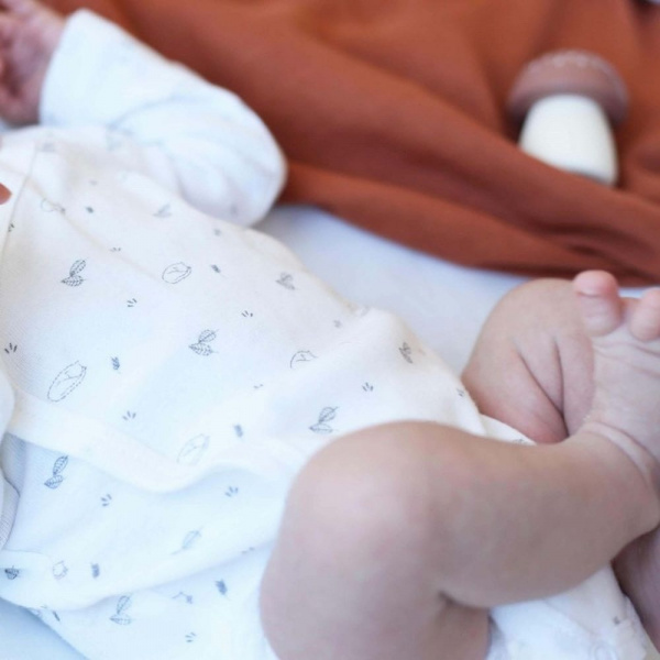 Ensemble naissance 3 pièces 1 mois - gris chiné Trois kilos sept