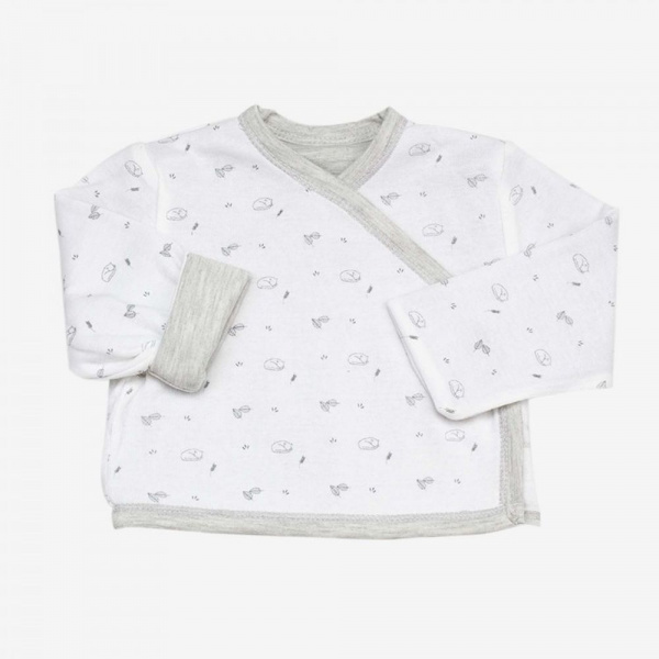 Ensemble naissance 3 pièces 3 mois - gris chiné Trois kilos sept