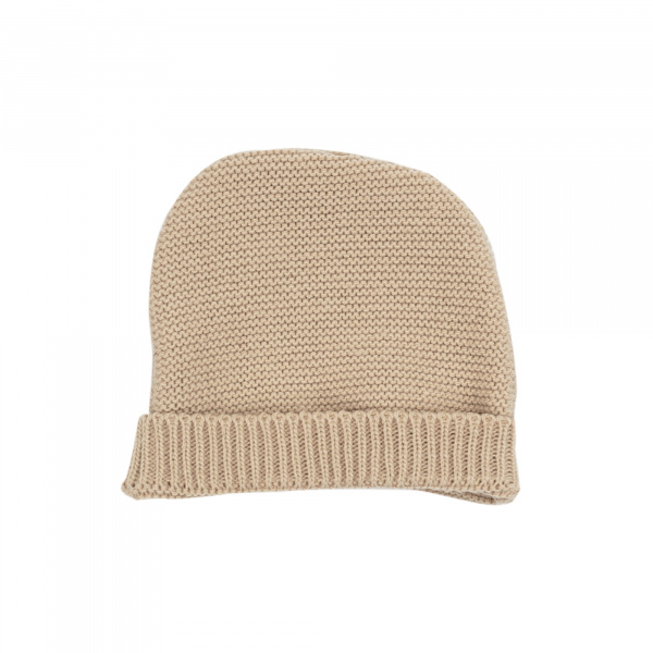 Ensemble naissance bébé brassière, bonnet et chaussons - caramel Trois kilos sept