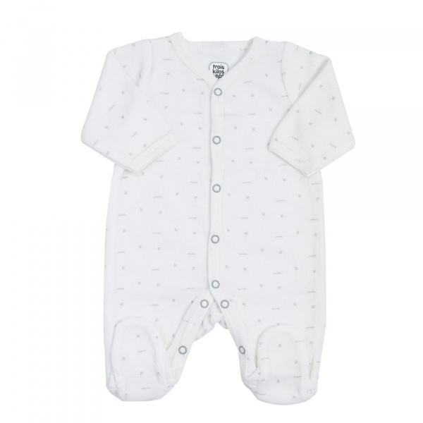 Ensemble naissance 6 pièces 1 mois - sauge Trois kilos sept