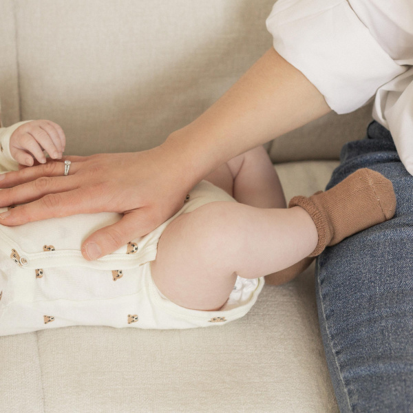 Lot de 3 paires de chaussettes bébé 0/6 mois brun Trois kilos sept