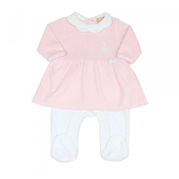 Dors-bien robe sophie la girafe 3 mois - rose Trois kilos sept