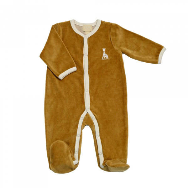 Pyjama sophie la girafe 3 mois -camel Trois kilos sept