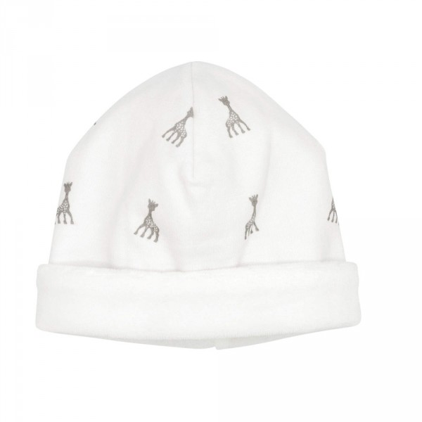 Bonnet sophie la girafe 0 mois gris Trois kilos sept