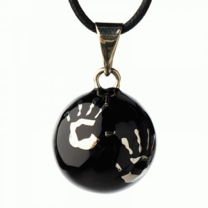 Bola de grossesse noir petites mains Bola