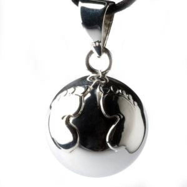 Bola de grossesse argent petits pieds Bola