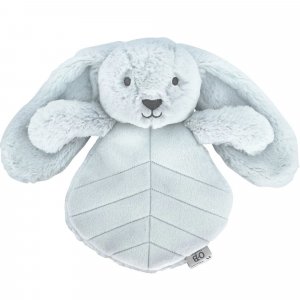 Doudou plat lapin 30 cm - bleu ciel Ob designs