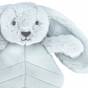 Doudou plat lapin 30 cm - bleu ciel Ob designs