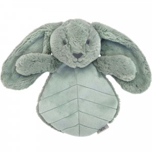 Doudou plat lapin 30 cm - sauge Ob designs