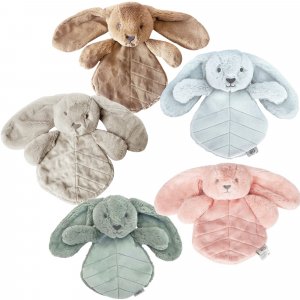 Doudou plat lapin 30 cm - sauge Ob designs
