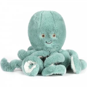 Peluche ultra douce poulpe 25 cm - bleu céladon Ob designs