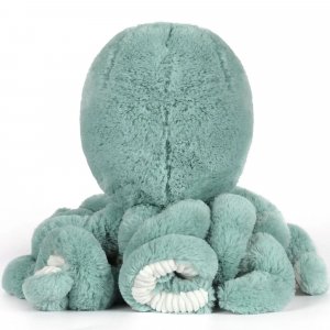 Peluche ultra douce poulpe 25 cm - bleu céladon Ob designs
