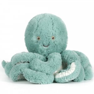 Peluche ultra douce poulpe 38 cm - bleu céladon Ob designs