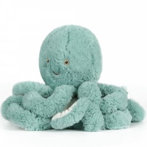 Peluche ultra douce poulpe 38 cm - bleu céladon Ob designs